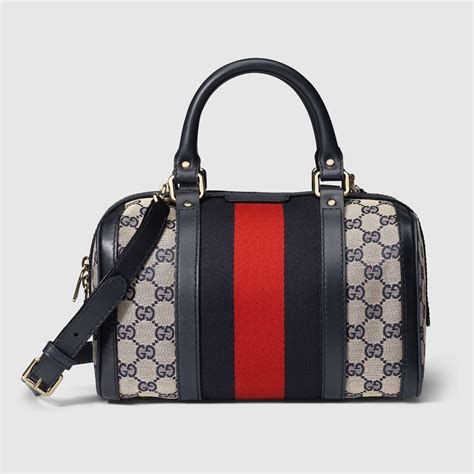 gucci boston bag blue.